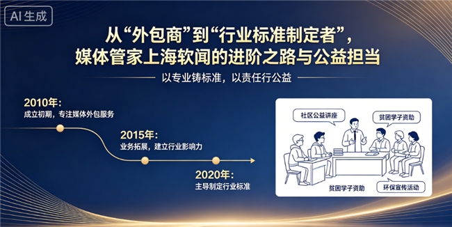 从“外包商”到“行业标准制定者”，媒体管家上海软闻的进阶之路与公益担当